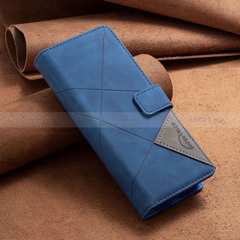 Samsung Galaxy Z Fold3 5G用手帳型 レザーケース スタンド カバー B07F サムスン ネイビー