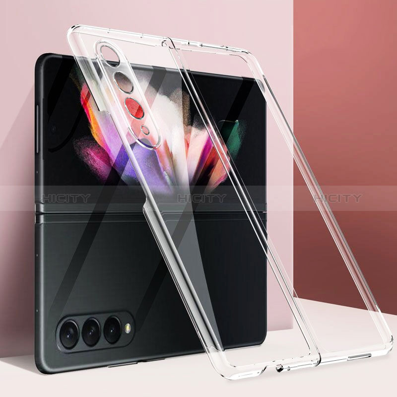 Samsung Galaxy Z Fold3 5G用ハードケース クリスタル クリア透明 サムスン クリア