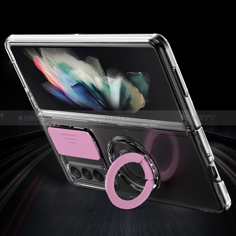 Samsung Galaxy Z Fold3 5G用360度 フルカバー極薄ソフトケース シリコンケース 耐衝撃 全面保護 バンパー MJ1 サムスン 