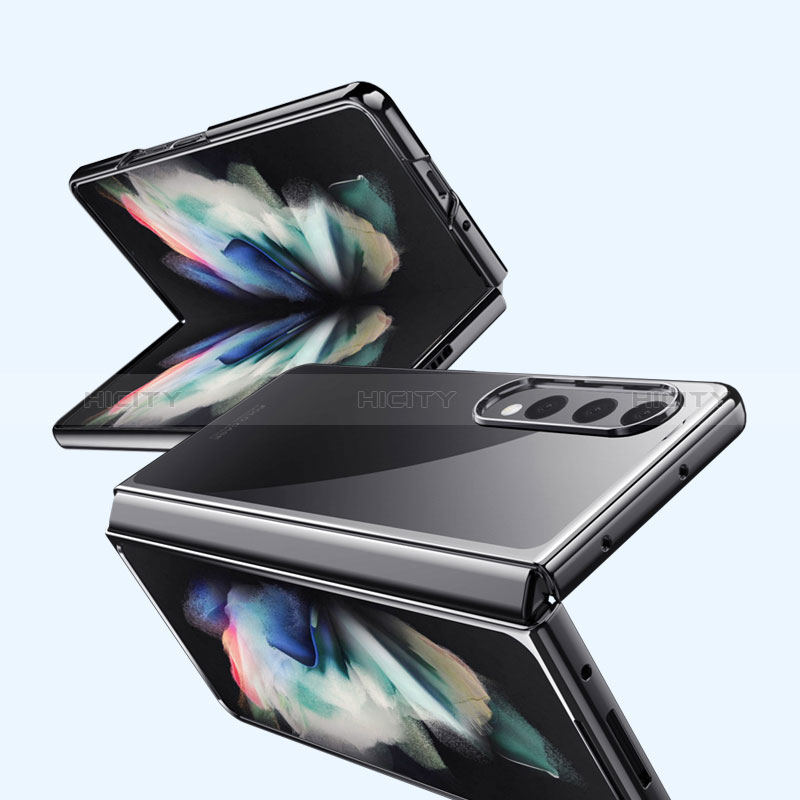 Samsung Galaxy Z Fold3 5G用ハードカバー クリスタル 透明 Z01 サムスン 
