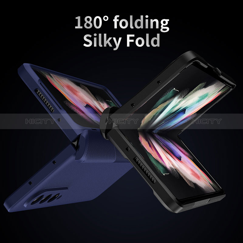 Samsung Galaxy Z Fold3 5G用ハードケース プラスチック 質感もマット カバー R01 サムスン 