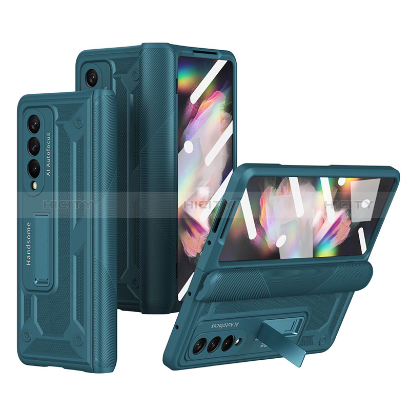 Samsung Galaxy Z Fold3 5G用ハードケース プラスチック 質感もマット カバー R03 サムスン 