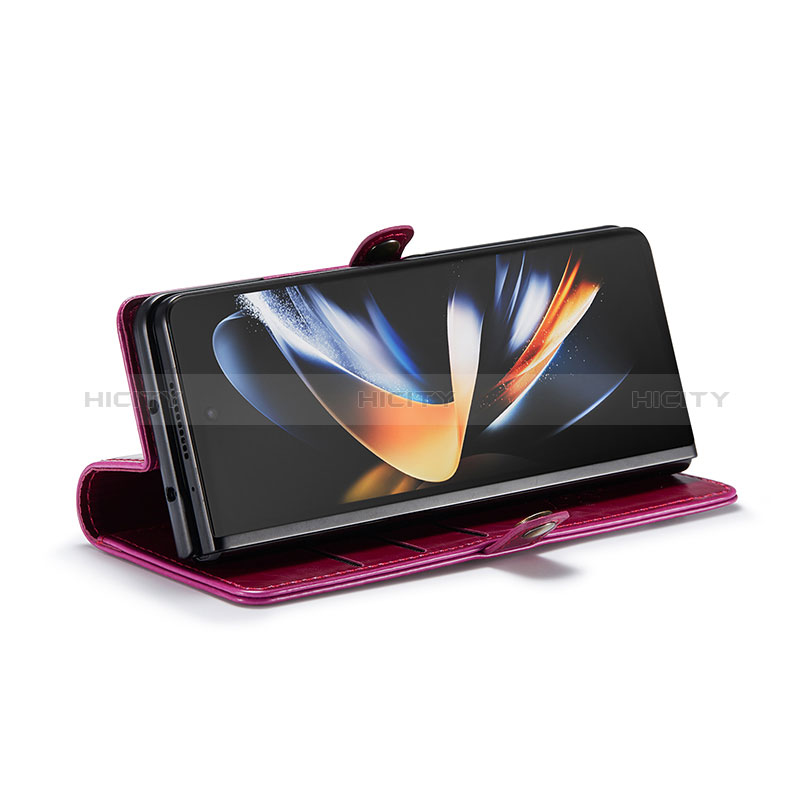 Samsung Galaxy Z Fold3 5G用手帳型 レザーケース スタンド カバー C01S サムスン 