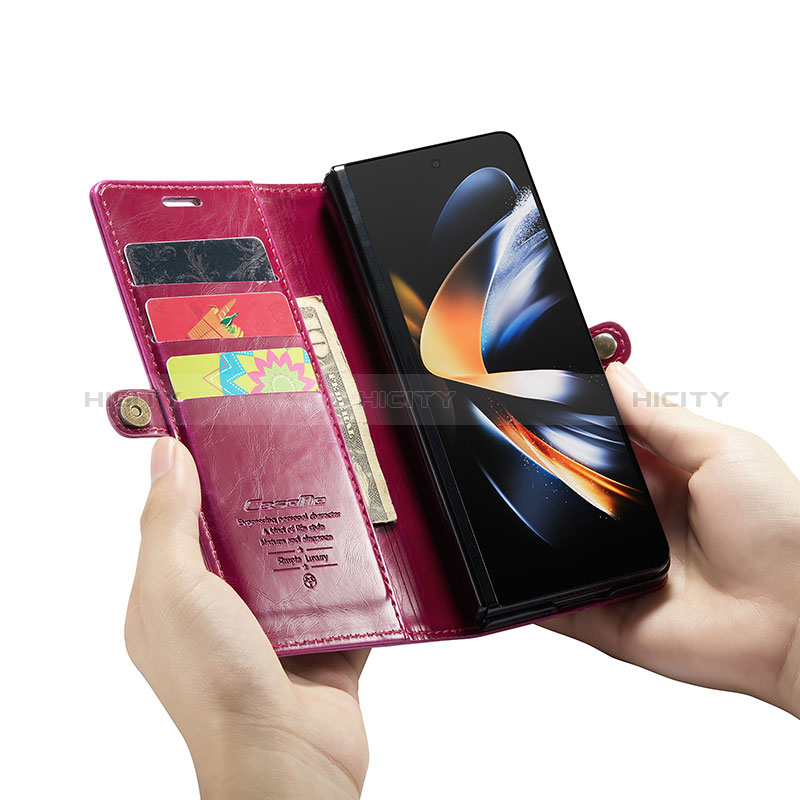 Samsung Galaxy Z Fold3 5G用手帳型 レザーケース スタンド カバー C01S サムスン 