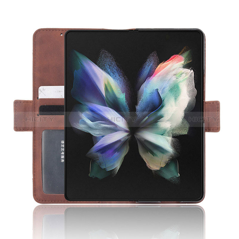 Samsung Galaxy Z Fold3 5G用手帳型 レザーケース スタンド カバー BY9 サムスン 