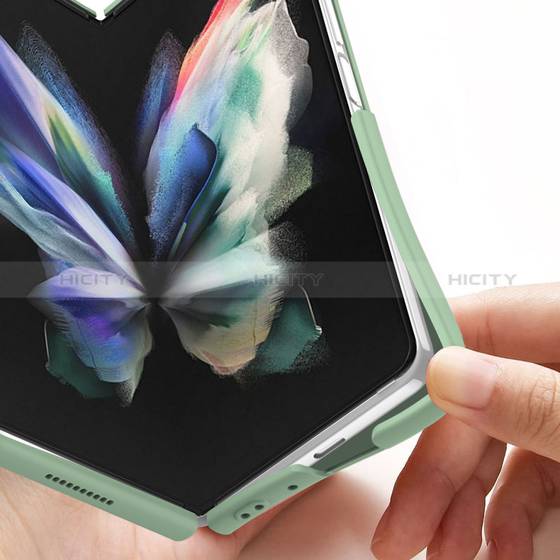 Samsung Galaxy Z Fold3 5G用ハードケース プラスチック 質感もマット カバー R09 サムスン 