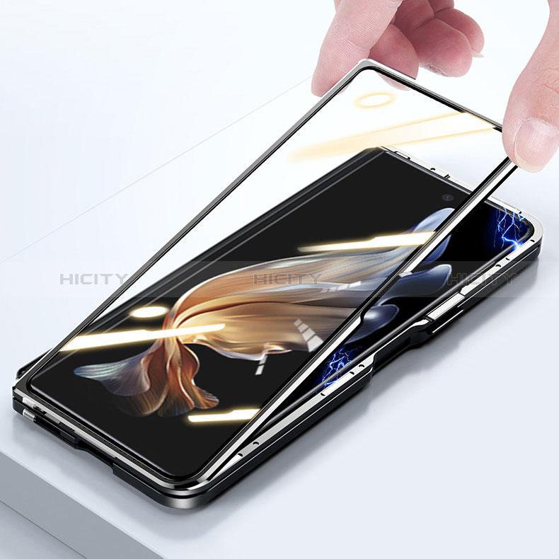 Samsung Galaxy Z Fold3 5G用360度 フルカバー ケース 高級感 手触り良い アルミメタル 製の金属製 サムスン 