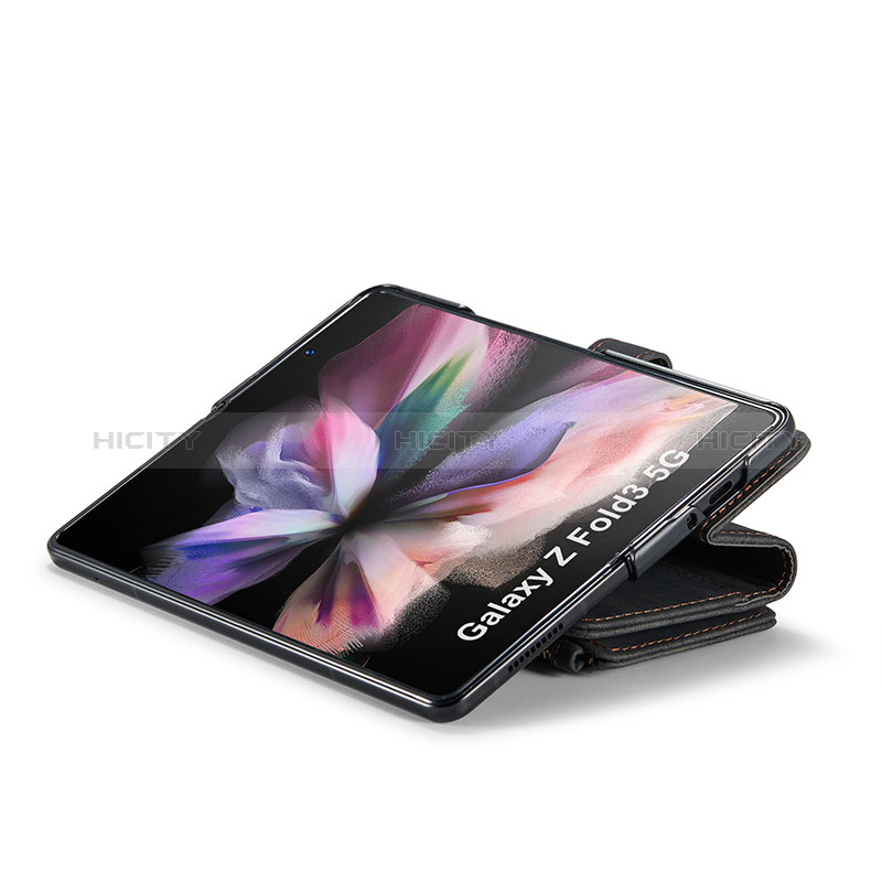 Samsung Galaxy Z Fold3 5G用手帳型 レザーケース スタンド カバー CS1 サムスン 