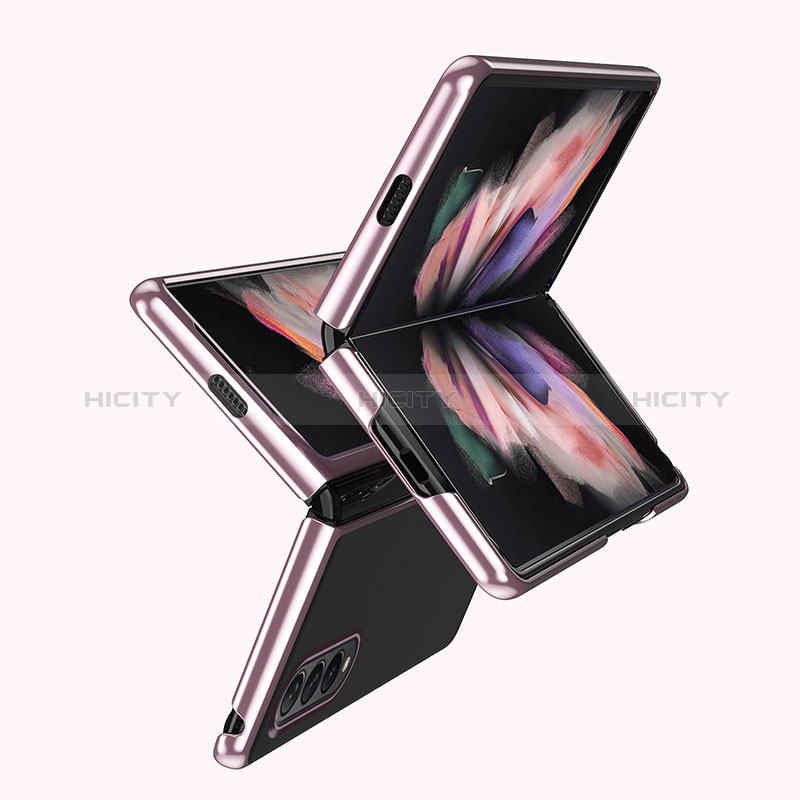 Samsung Galaxy Z Fold3 5G用ハードケース プラスチック 質感もマット カバー L01 サムスン 