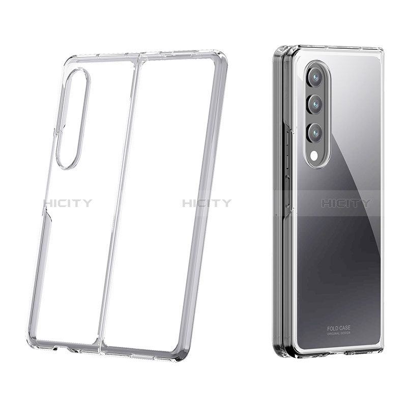 Samsung Galaxy Z Fold3 5G用ハードカバー クリスタル 透明 H02 サムスン 