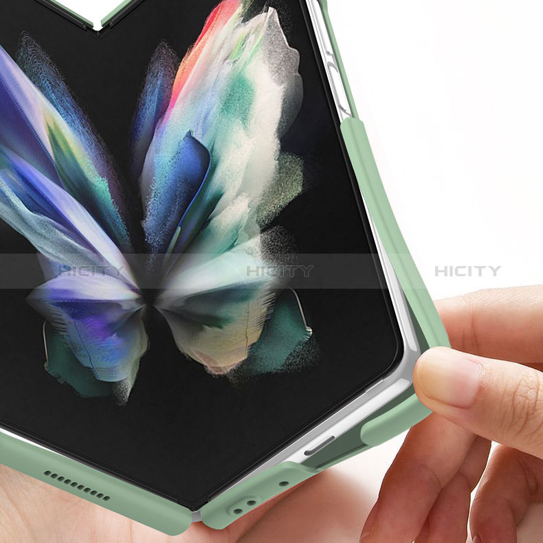 Samsung Galaxy Z Fold3 5G用ハードケース プラスチック 質感もマット カバー L02 サムスン 
