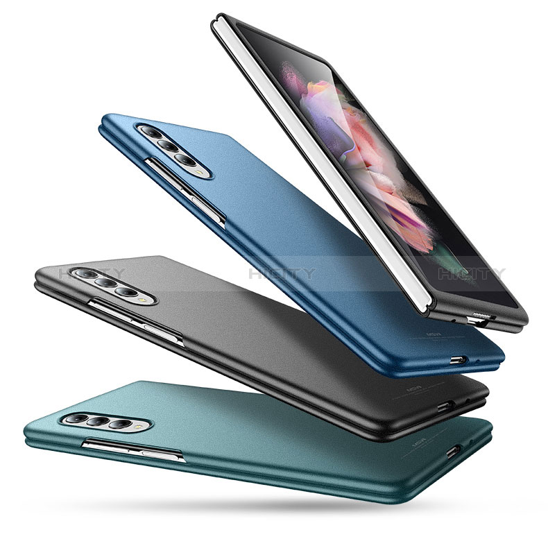 Samsung Galaxy Z Fold3 5G用ハードケース プラスチック 質感もマット カバー L06 サムスン 