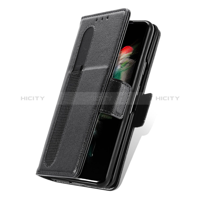 Samsung Galaxy Z Fold3 5G用手帳型 レザーケース スタンド カバー S01D サムスン 