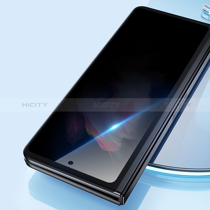 Samsung Galaxy Z Fold3 5G用高光沢 液晶保護フィルム フルカバレッジ画面 反スパイ サムスン クリア