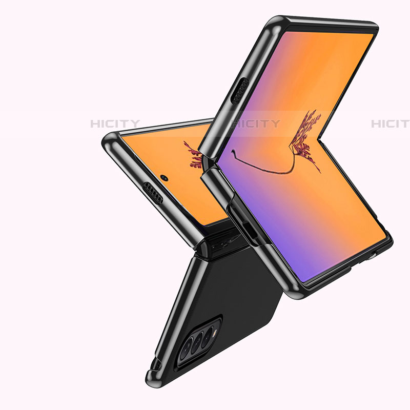 Samsung Galaxy Z Fold4 5G用ハードカバー クリスタル クリア透明 H01 サムスン 