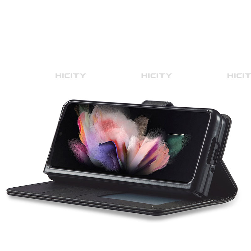 Samsung Galaxy Z Fold4 5G用手帳型 レザーケース スタンド カバー LC1 サムスン 