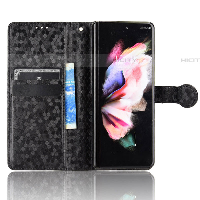 Samsung Galaxy Z Fold4 5G用手帳型 レザーケース スタンド カバー C01X サムスン 