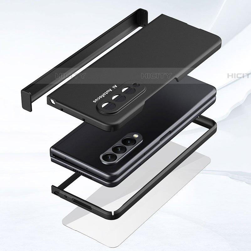 Samsung Galaxy Z Fold4 5G用ハードケース プラスチック 質感もマット カバー T02 サムスン 