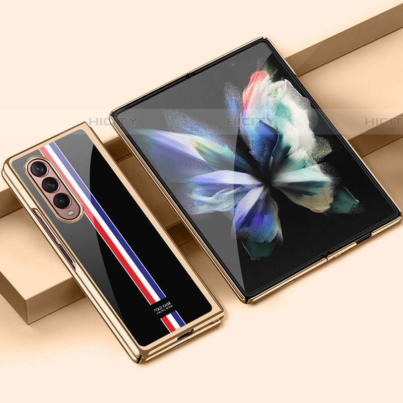 Samsung Galaxy Z Fold4 5G用ハードケース プラスチック 質感もマット カバー P07 サムスン 