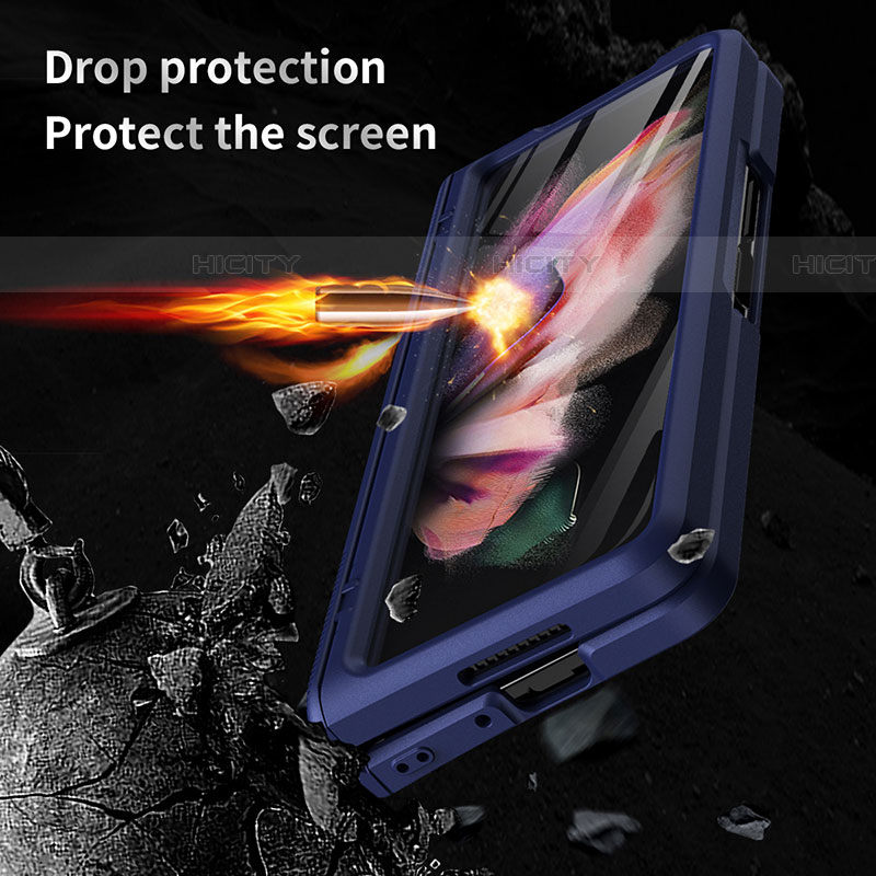 Samsung Galaxy Z Fold4 5G用ハードケース プラスチック 質感もマット カバー R01 サムスン 