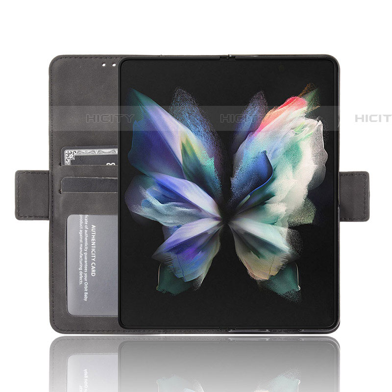 Samsung Galaxy Z Fold4 5G用手帳型 レザーケース スタンド カバー B01Y サムスン 