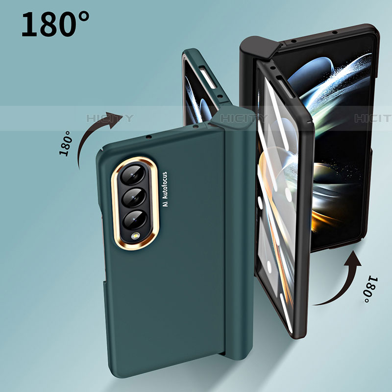 Samsung Galaxy Z Fold4 5G用ハードケース プラスチック 質感もマット カバー R08 サムスン 