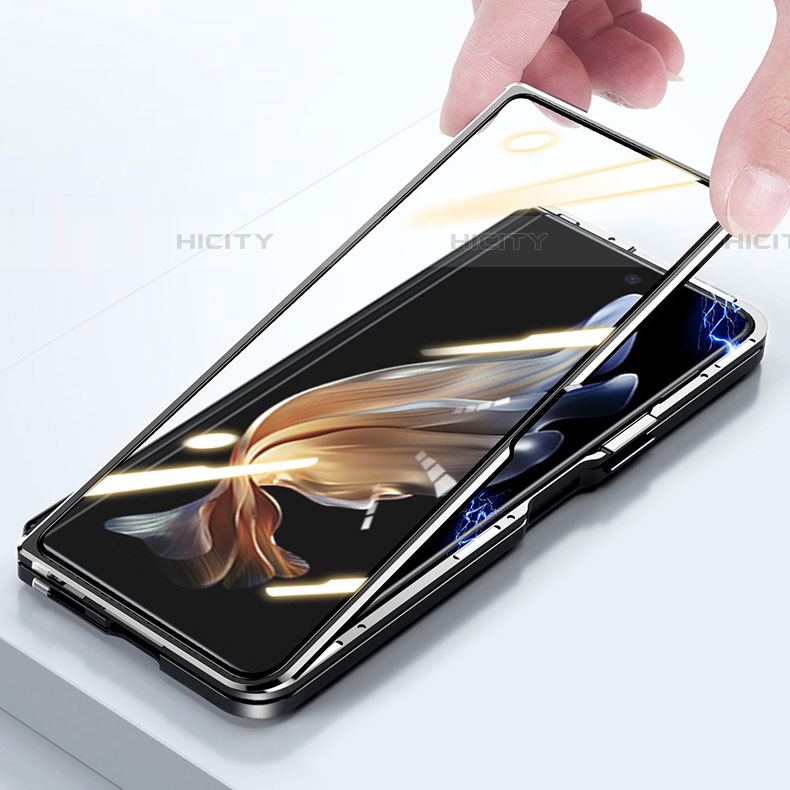 Samsung Galaxy Z Fold4 5G用360度 フルカバー ケース 高級感 手触り良い アルミメタル 製の金属製 サムスン 