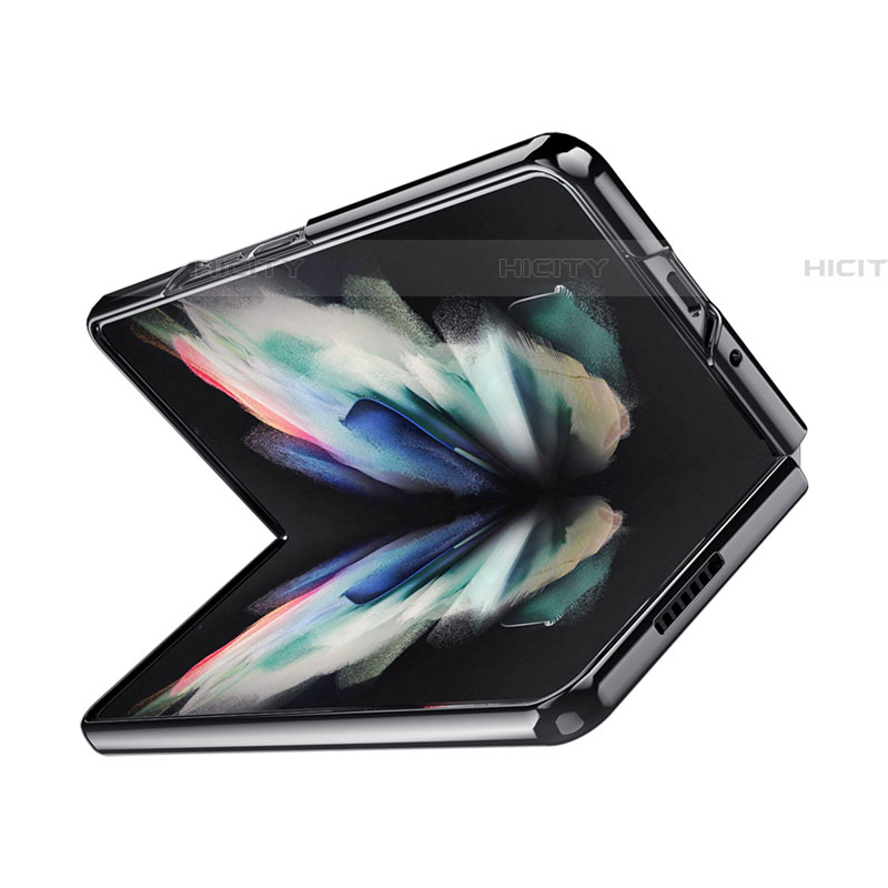 Samsung Galaxy Z Fold4 5G用ハードカバー クリスタル クリア透明 H02 サムスン 