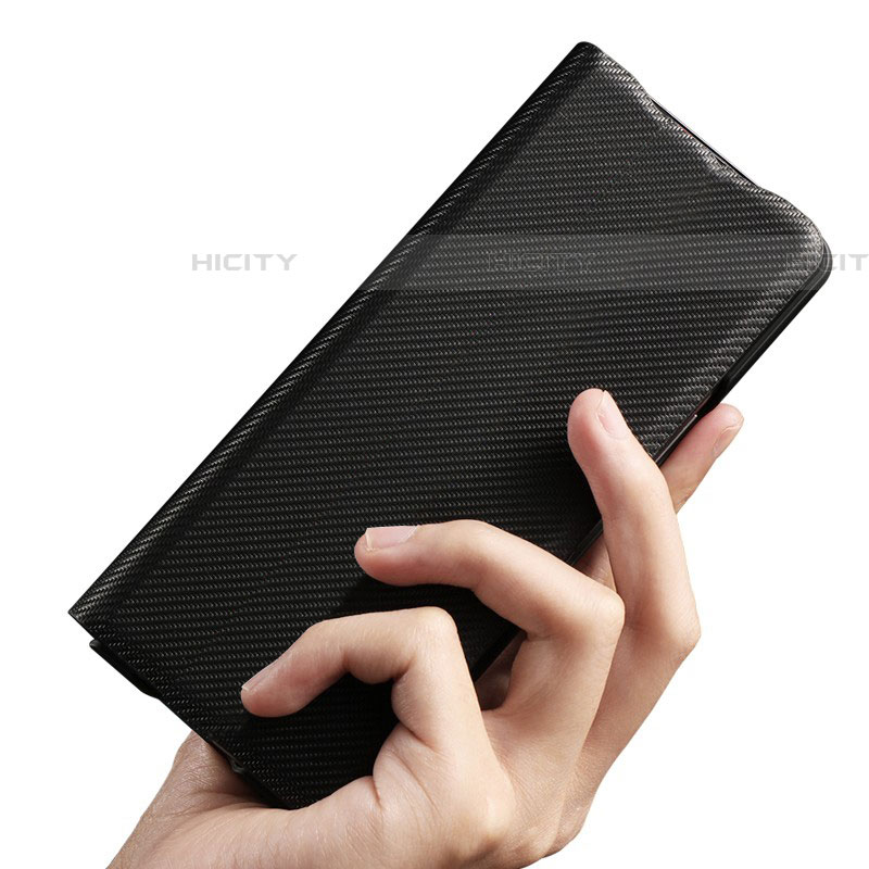 Samsung Galaxy Z Fold4 5G用ハイブリットバンパーケース 高級感 手触り良いレザー柄 兼プラスチック L01 サムスン 