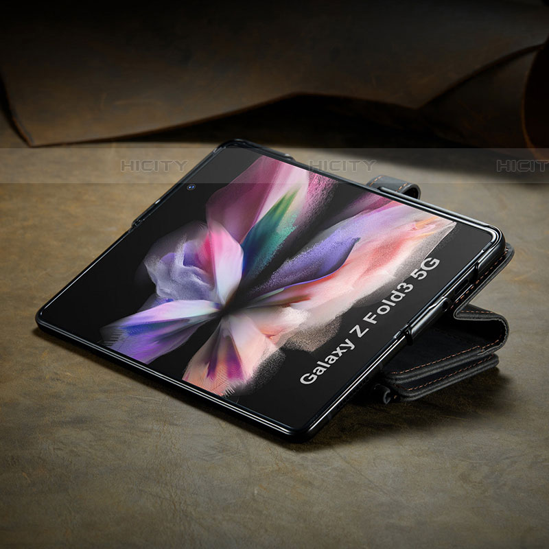 Samsung Galaxy Z Fold4 5G用手帳型 レザーケース スタンド カバー C06S サムスン 