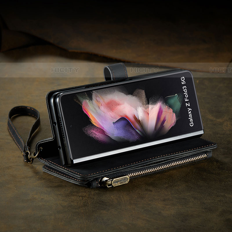 Samsung Galaxy Z Fold4 5G用手帳型 レザーケース スタンド カバー C06S サムスン 
