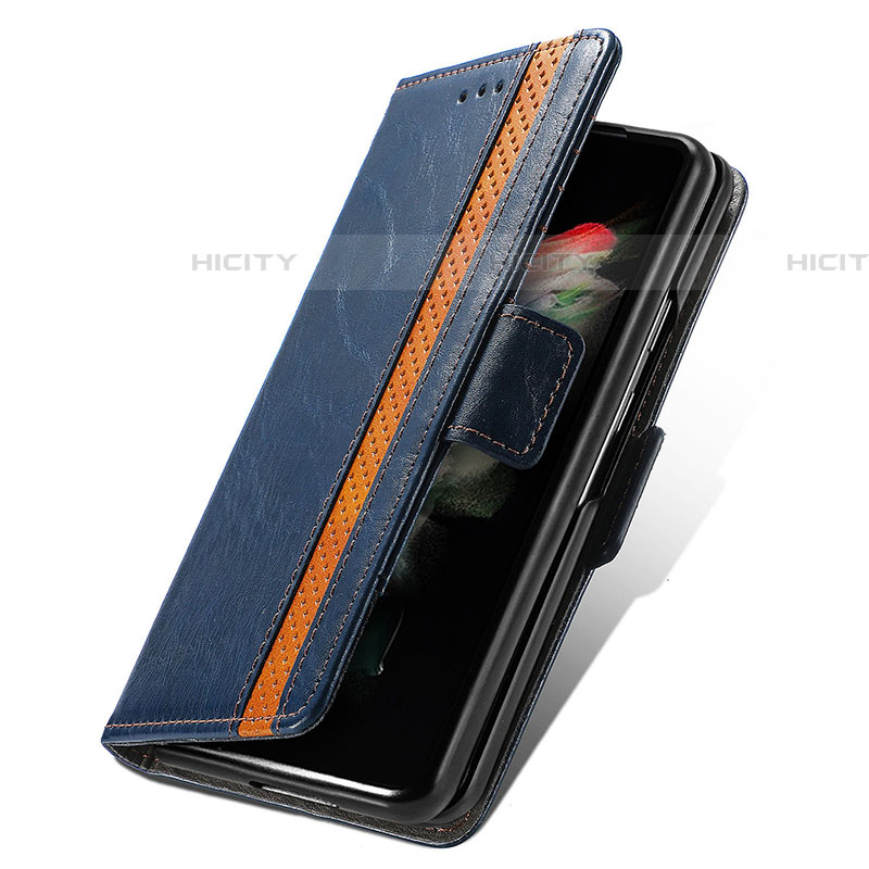 Samsung Galaxy Z Fold4 5G用手帳型 レザーケース スタンド カバー S03D サムスン 