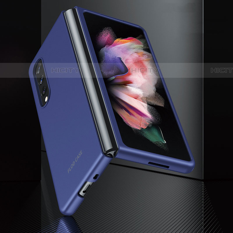 Samsung Galaxy Z Fold4 5G用ハードケース プラスチック 質感もマット カバー L08 サムスン 