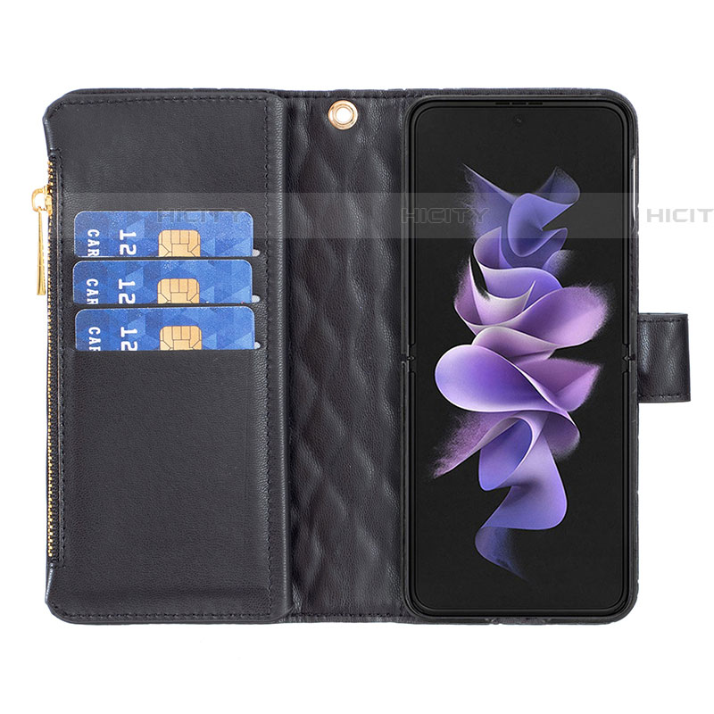 Samsung Galaxy Z Fold4 5G用手帳型 レザーケース スタンド カバー B12F サムスン 