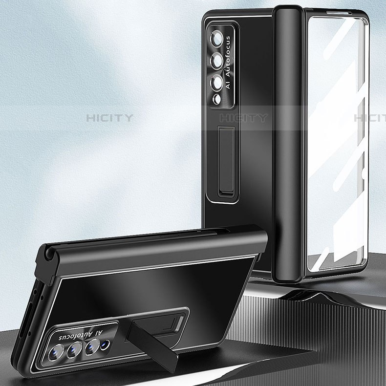 Samsung Galaxy Z Fold4 5G用ハードケース プラスチック 質感もマット カバー H06 サムスン 