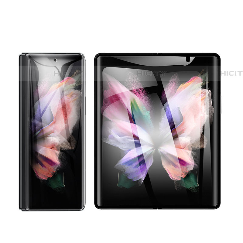 Samsung Galaxy Z Fold4 5G用高光沢 液晶保護フィルム 背面保護フィルム同梱 F05 サムスン クリア