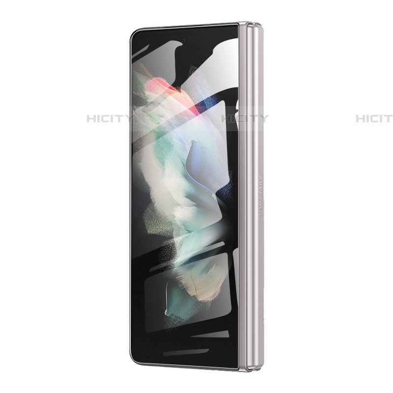 Samsung Galaxy Z Fold4 5G用強化ガラス フル液晶保護フィルム F02 サムスン ブラック