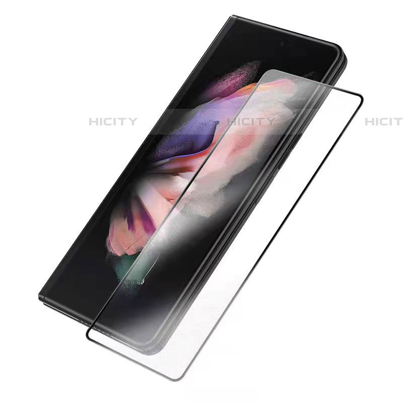 Samsung Galaxy Z Fold4 5G用強化ガラス フル液晶保護フィルム F03 サムスン ブラック