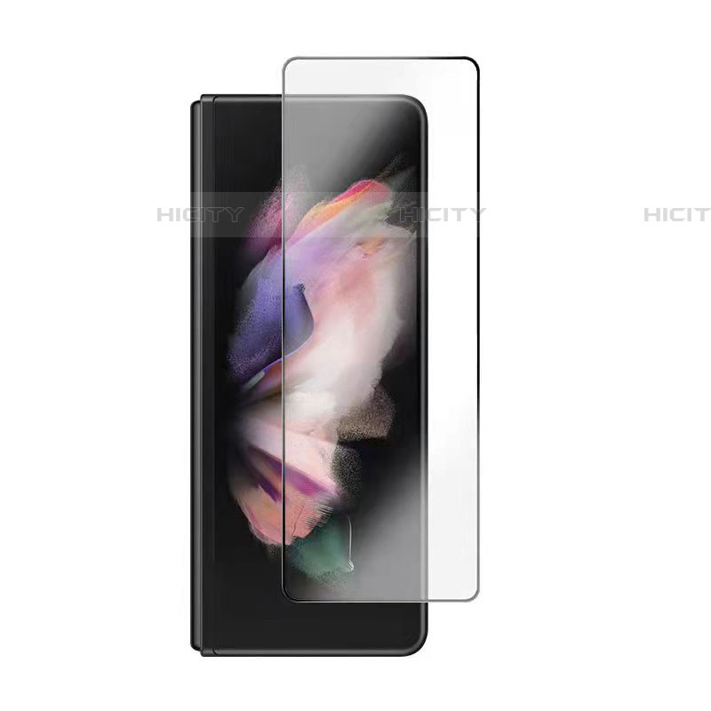 Samsung Galaxy Z Fold4 5G用強化ガラス フル液晶保護フィルム F03 サムスン ブラック
