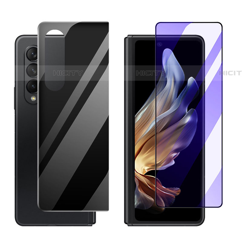 Samsung Galaxy Z Fold4 5G用高光沢 液晶保護フィルム 背面保護フィルム同梱 S03 サムスン クリア