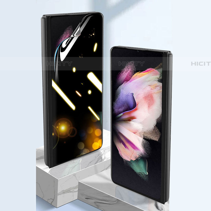 Samsung Galaxy Z Fold4 5G用高光沢 液晶保護フィルム フルカバレッジ画面 反スパイ S02 サムスン クリア