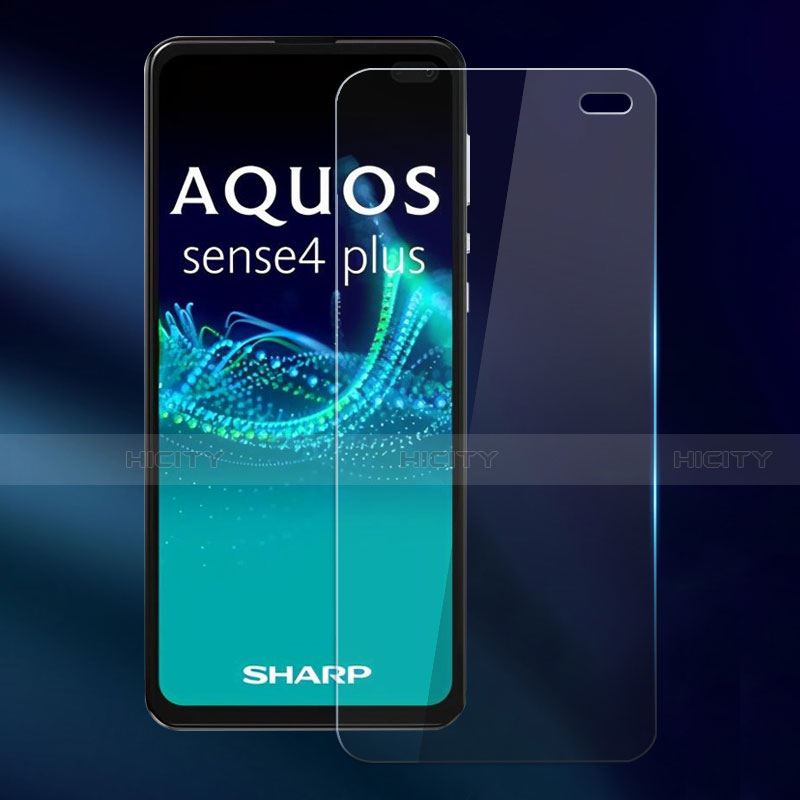Sharp AQUOS Sense4 Plus用強化ガラス 液晶保護フィルム Sharp クリア