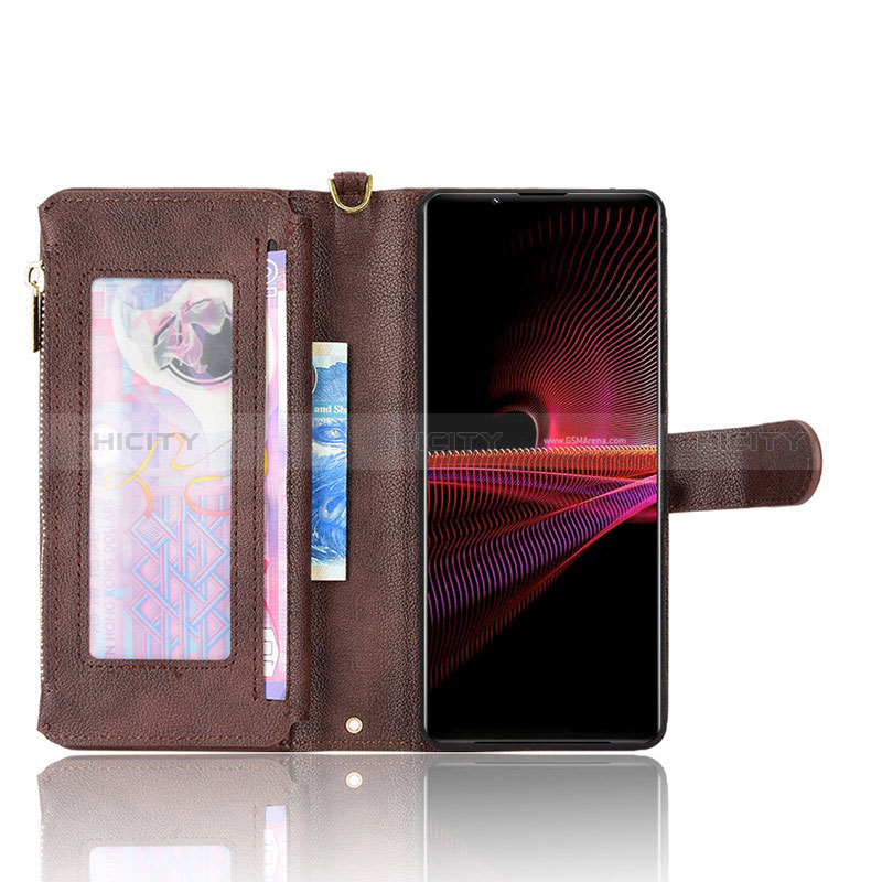 Sony Xperia 1 IV用手帳型 レザーケース スタンド カバー BY2 ソニー 
