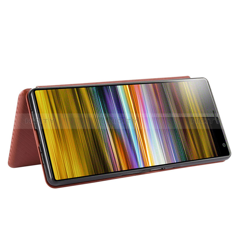 Sony Xperia 10用手帳型 レザーケース スタンド カバー L04Z ソニー 