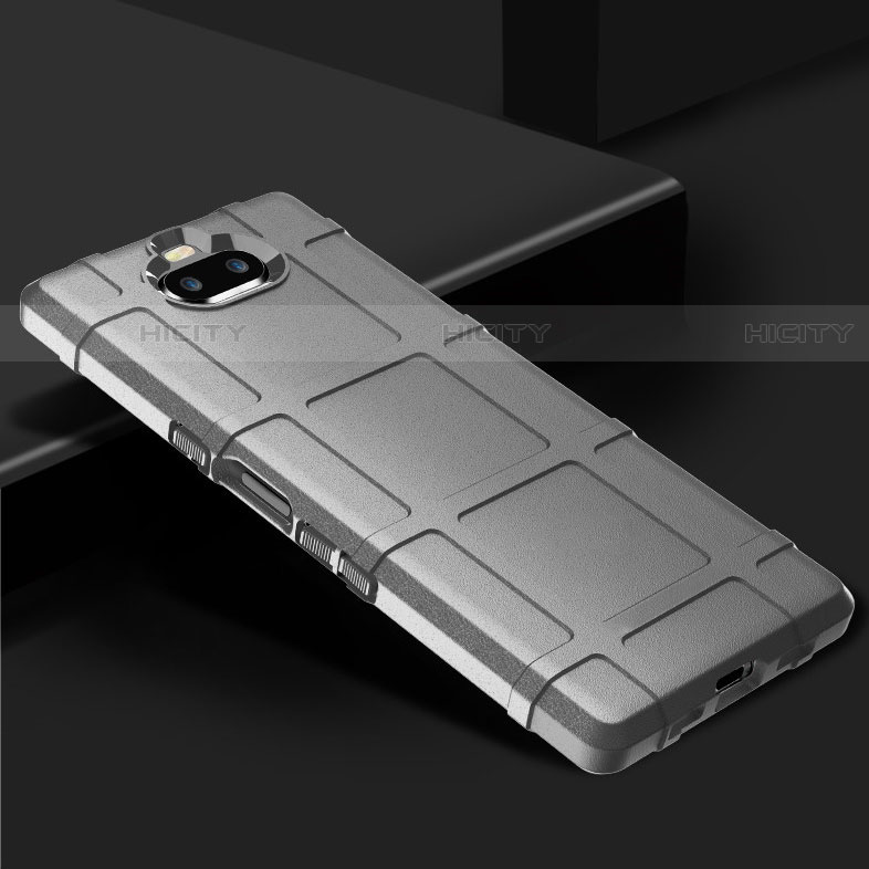 Sony Xperia 10用360度 フルカバー極薄ソフトケース シリコンケース 耐衝撃 全面保護 バンパー ソニー 