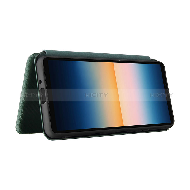 Sony Xperia 10 III用手帳型 レザーケース スタンド カバー L04Z ソニー 