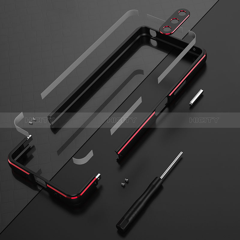 Sony Xperia 10 V用ケース 高級感 手触り良い アルミメタル 製の金属製 バンパー カバー JZ1 ソニー 