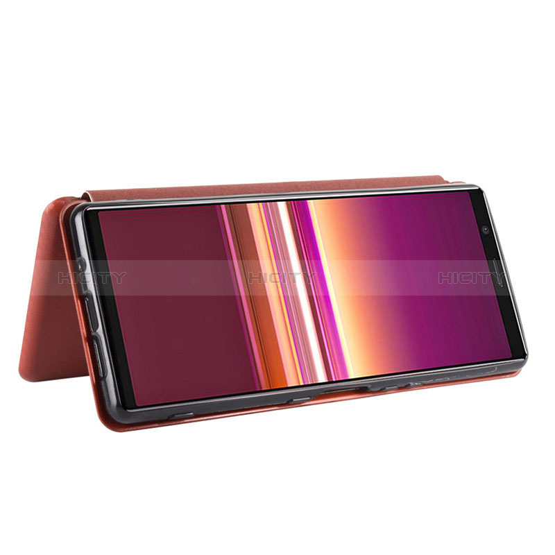 Sony Xperia 5用手帳型 レザーケース スタンド カバー L04Z ソニー 