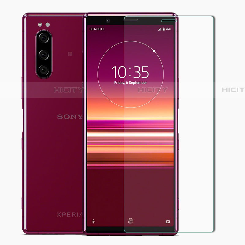 Sony Xperia 5用強化ガラス 液晶保護フィルム ソニー クリア