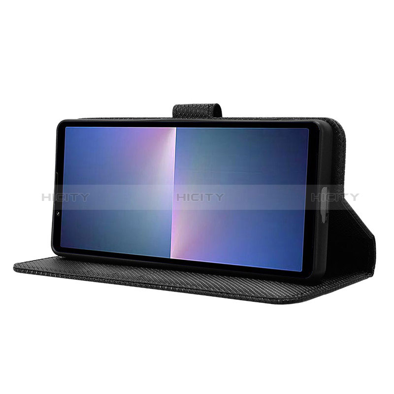 Sony Xperia 5 V用手帳型 レザーケース スタンド カバー BY1 ソニー 